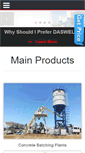 Mobile Screenshot of daswellmachinery.com